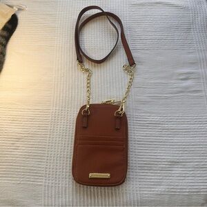 Madden Girl faux leather brown Crossbody Bag NWOT